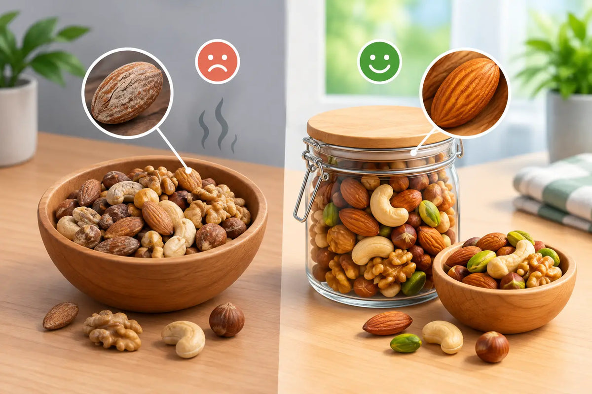 Why Nuts Go Stale and How to Keep Them Fresh
