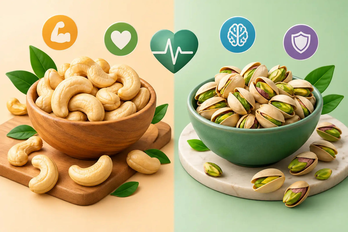 Cashews Versus Pistachios Nutrition: Which Is Better?